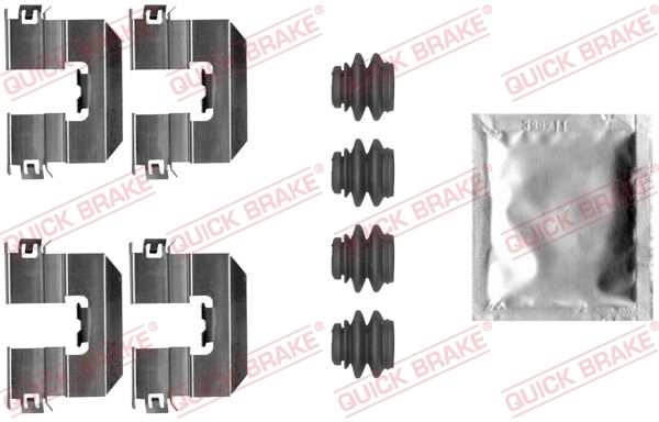 Accessory Kit, disc brake pad